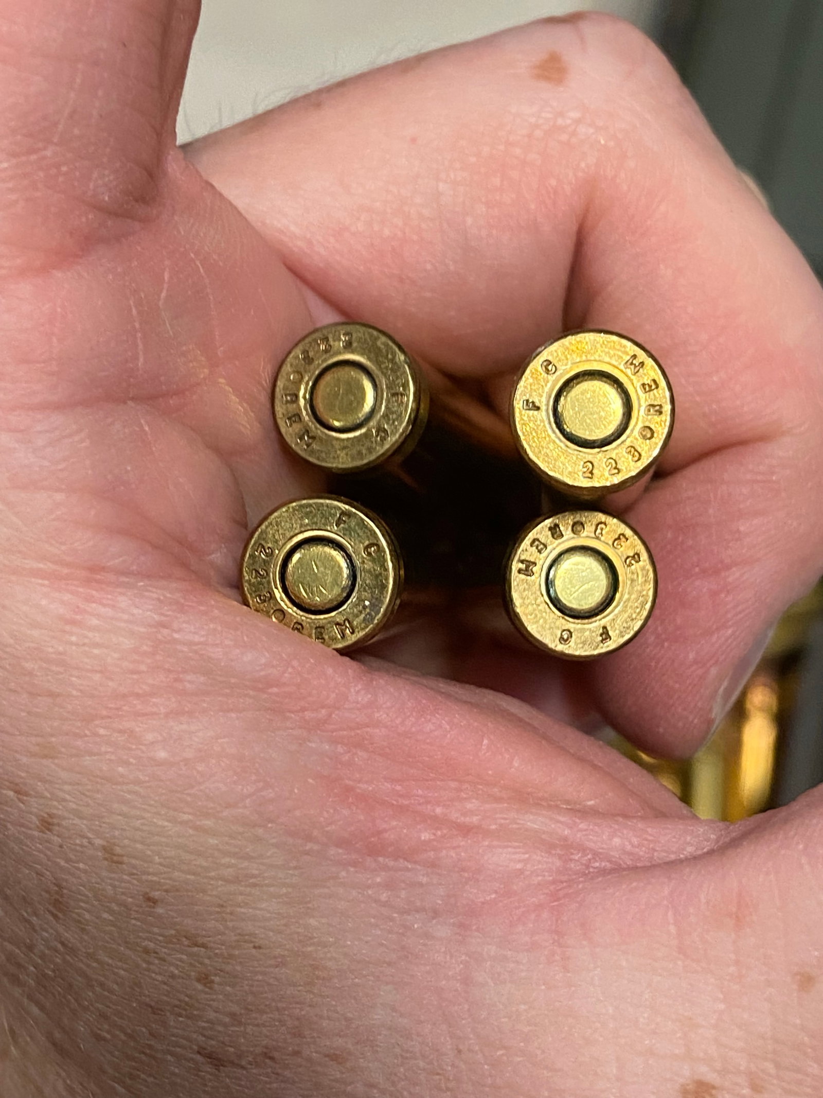 Approx. 12 Lbs. Of .223 REM. 55gr. FMJ Federal Ammunition in Ammo Can (Some on Stripper Clips) - 6