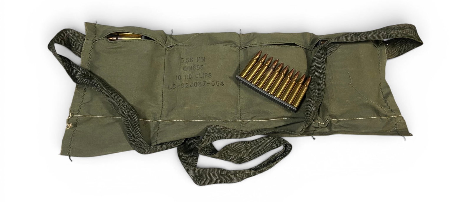 130rds. of .223 REM. Ammunition on Stripper Clips in Bandolier (1 of 7)