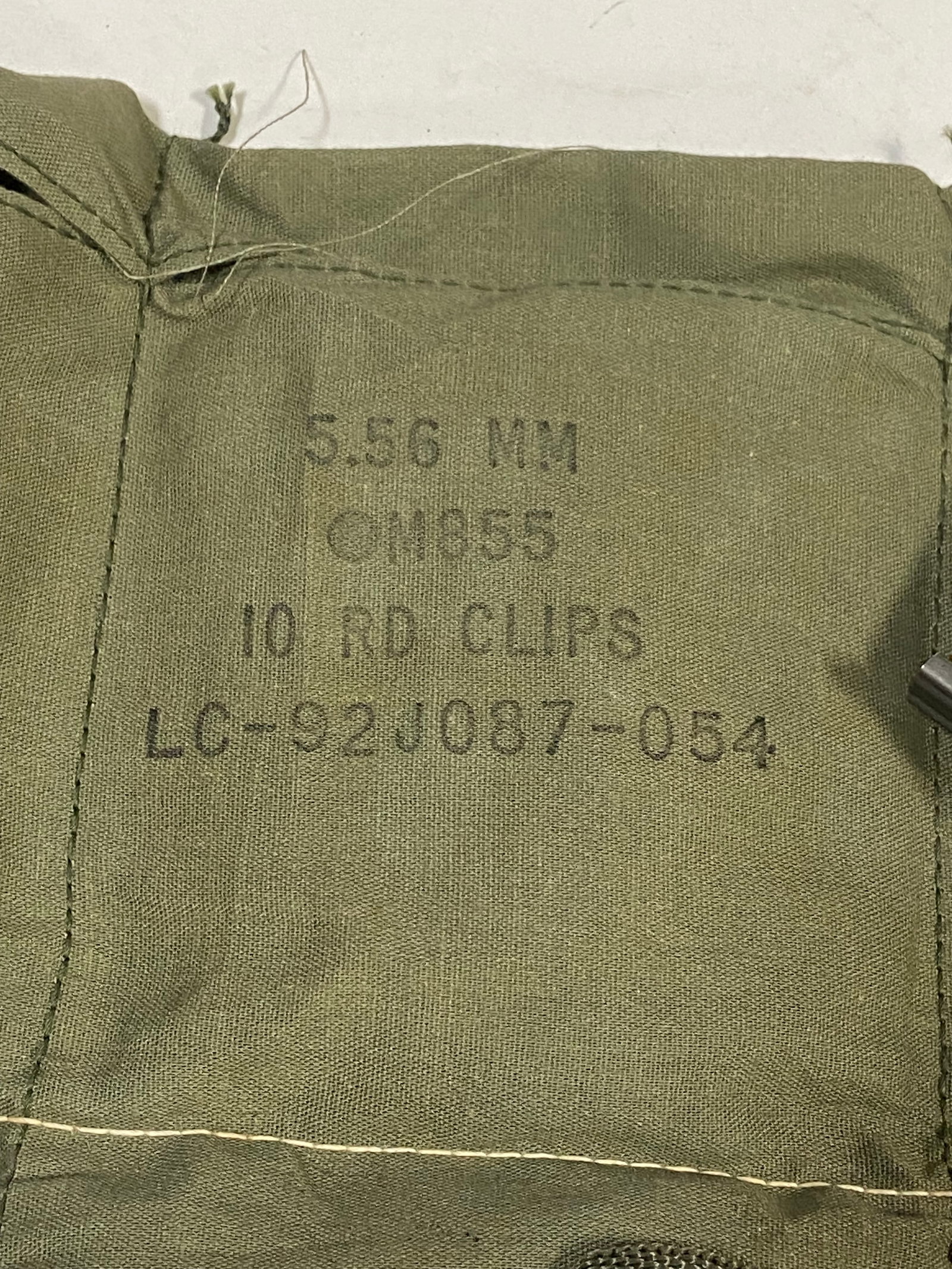 130rds. of .223 REM. Ammunition on Stripper Clips in Bandolier - 2