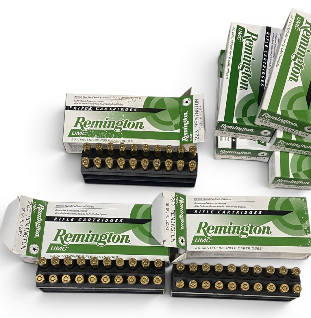 260rds. of .223 REM. 55gr. Remington UMC Ammunition in Can (DISCLAIMER: Water Exposure) - 2