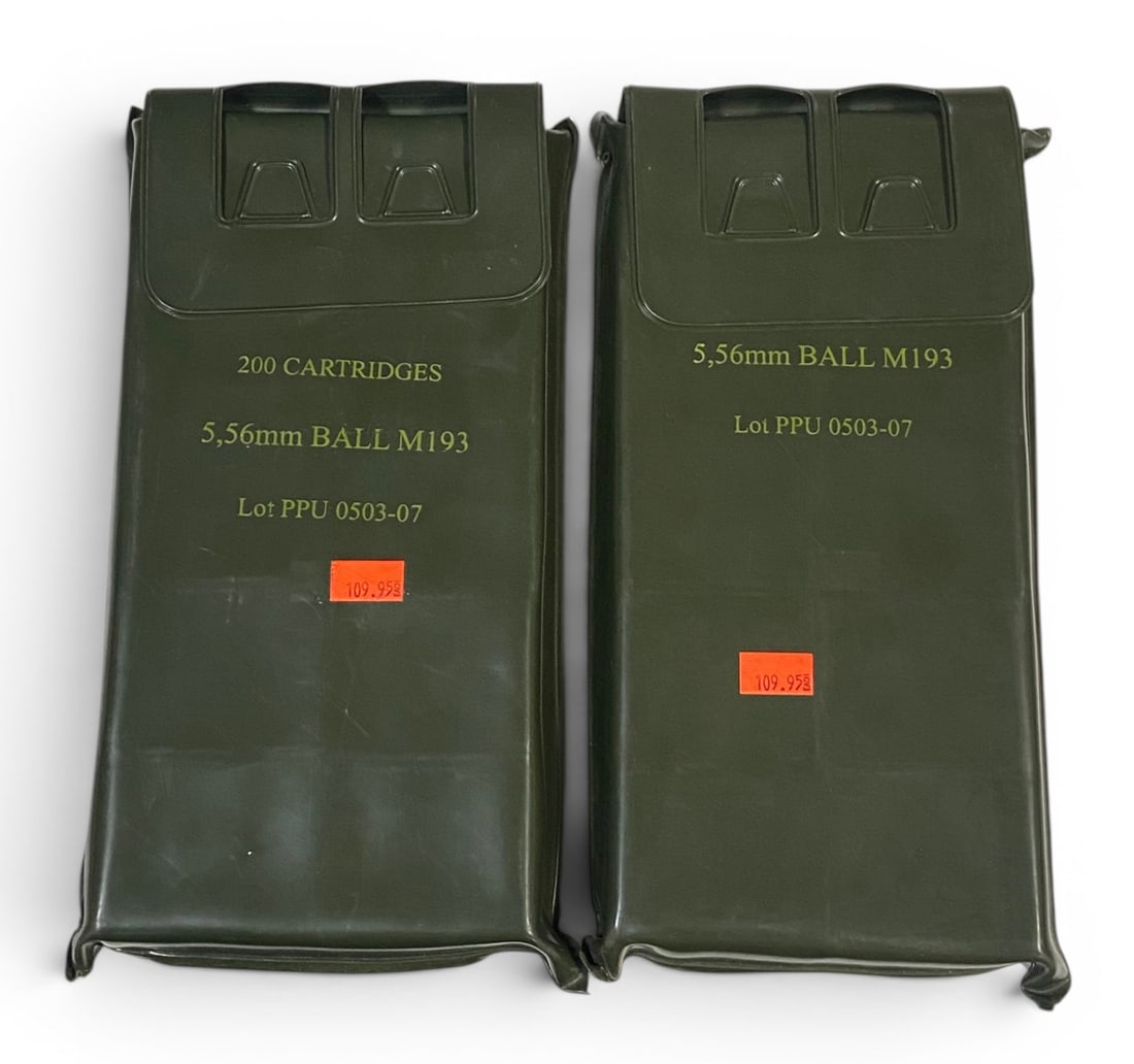 400rds. of 5.56 Ammunition in (2) Military Battle Packs (1 of 1)