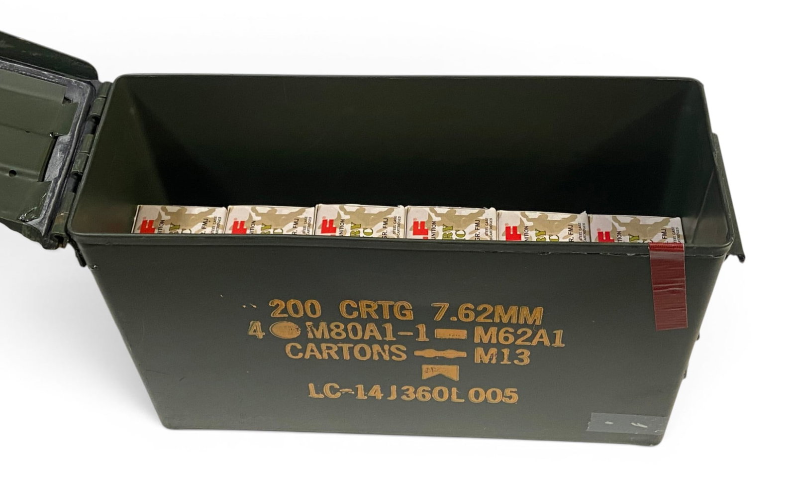 NIB 240rds. of 7.62x39 124gr. FMJ Wolf Military Classic Ammunition in Ammo Can: See photo(s)