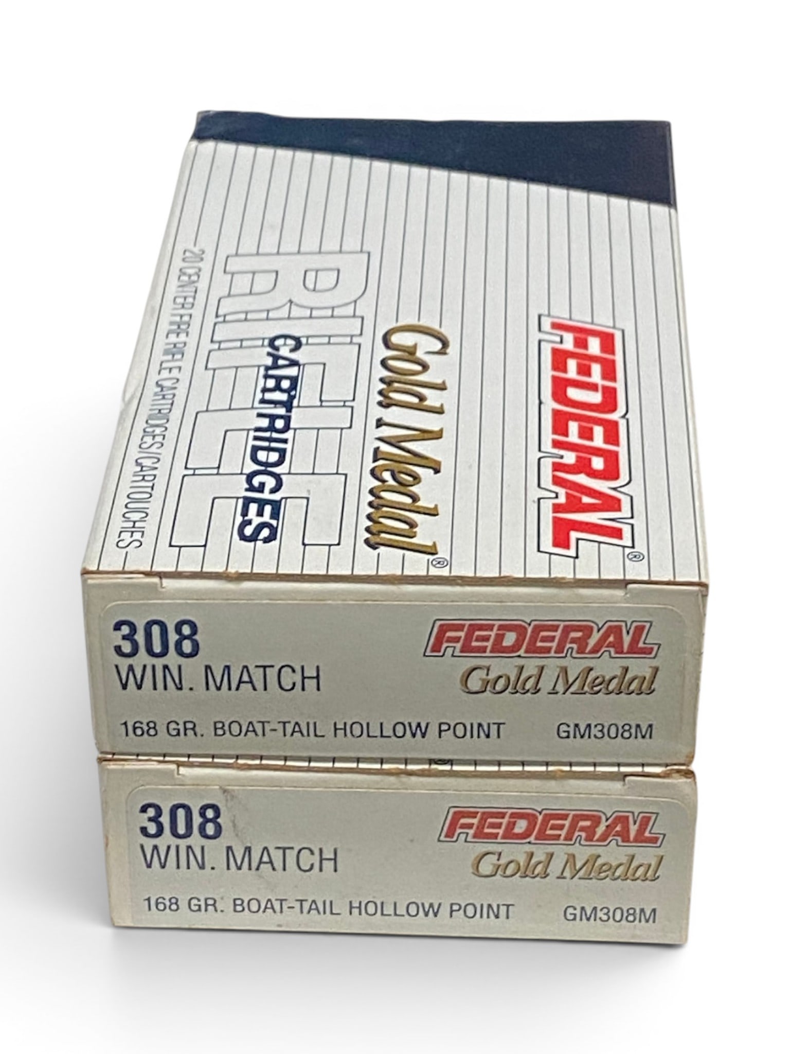 NIB 40rds. of .308 WIN. MATCH 168gr. BTHP Federal Gold Medal Ammunition: See photo(s)