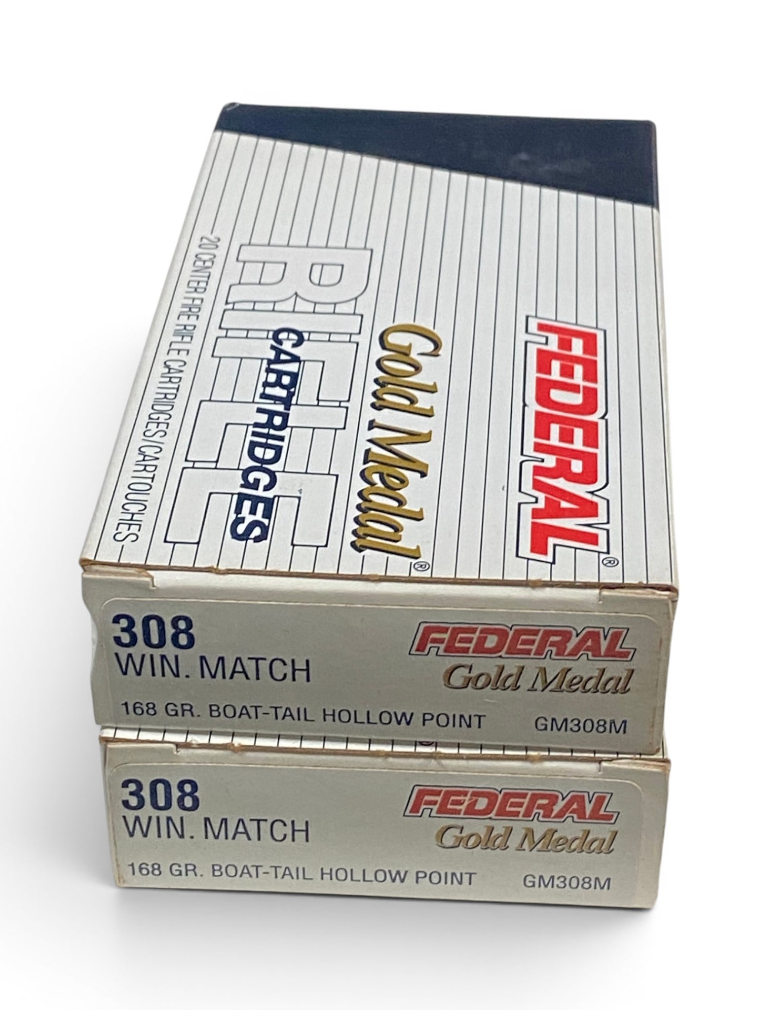 NIB 40rds. of .308 WIN. MATCH 168gr. BTHP Federal Gold Medal Ammunition (1 of 1)