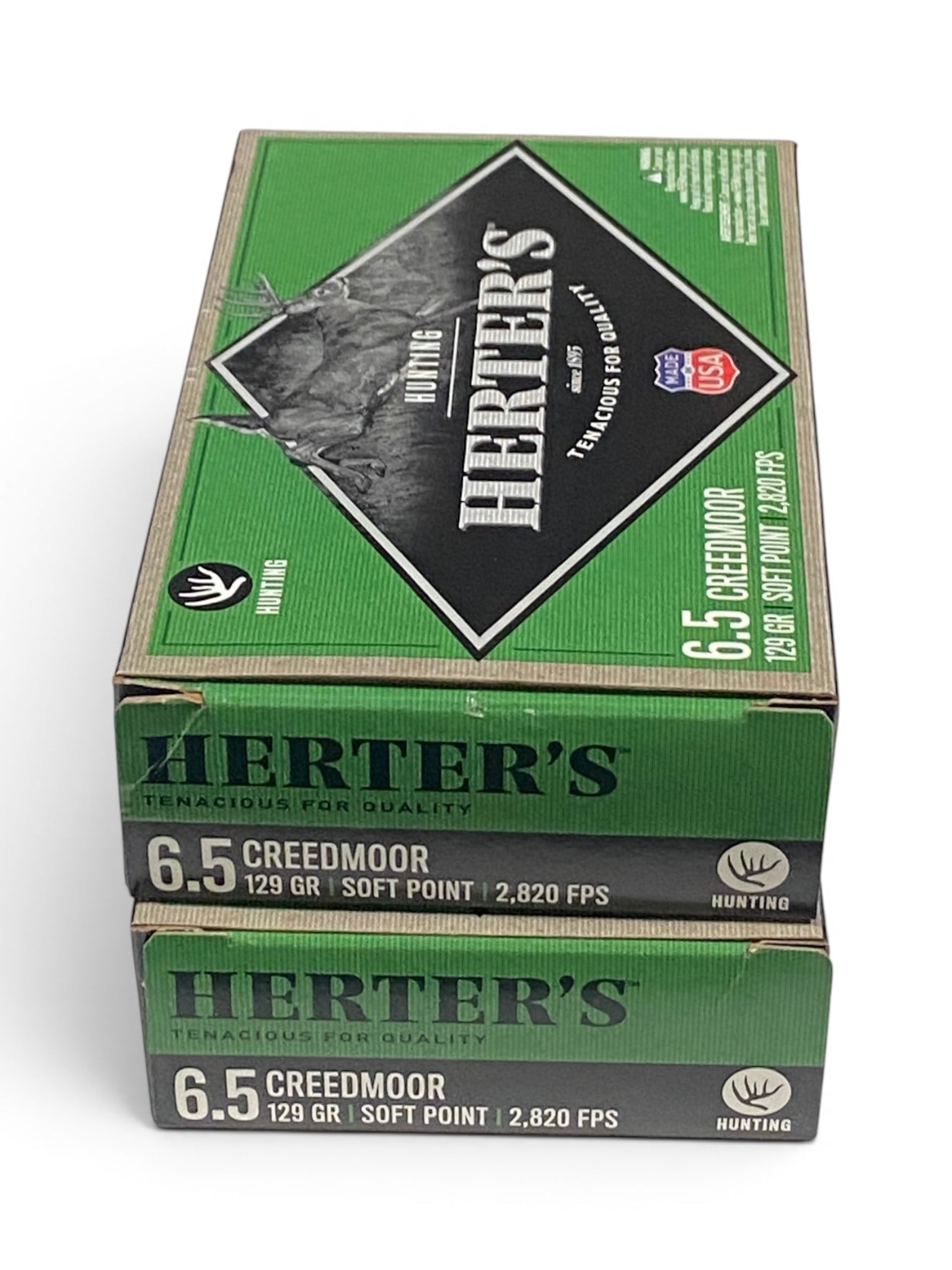 NIB 40rds. of 6.5 CREEDMOOR 129gr. SP Herter’s Ammunition: See photo(s)