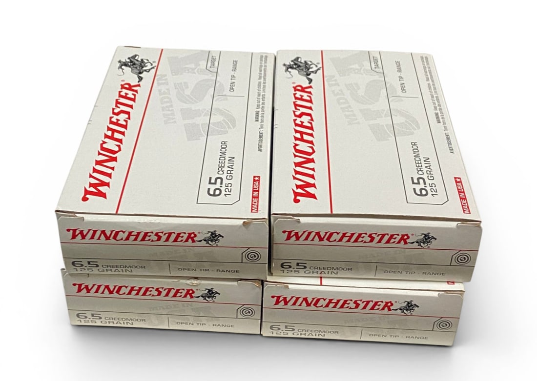NIB 80rds. of 6.5 CREEDMOOR 125gr. Open Tip - Range Winchester Ammunition: See photo(s)