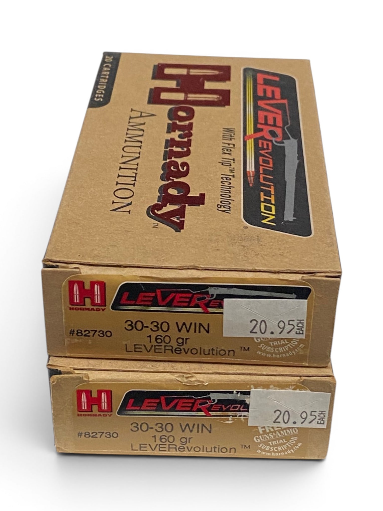NIB 40rds. of .30-30 WIN. 160gr. FTX Hornady LEVERevolution Ammunition  (1 of 1)