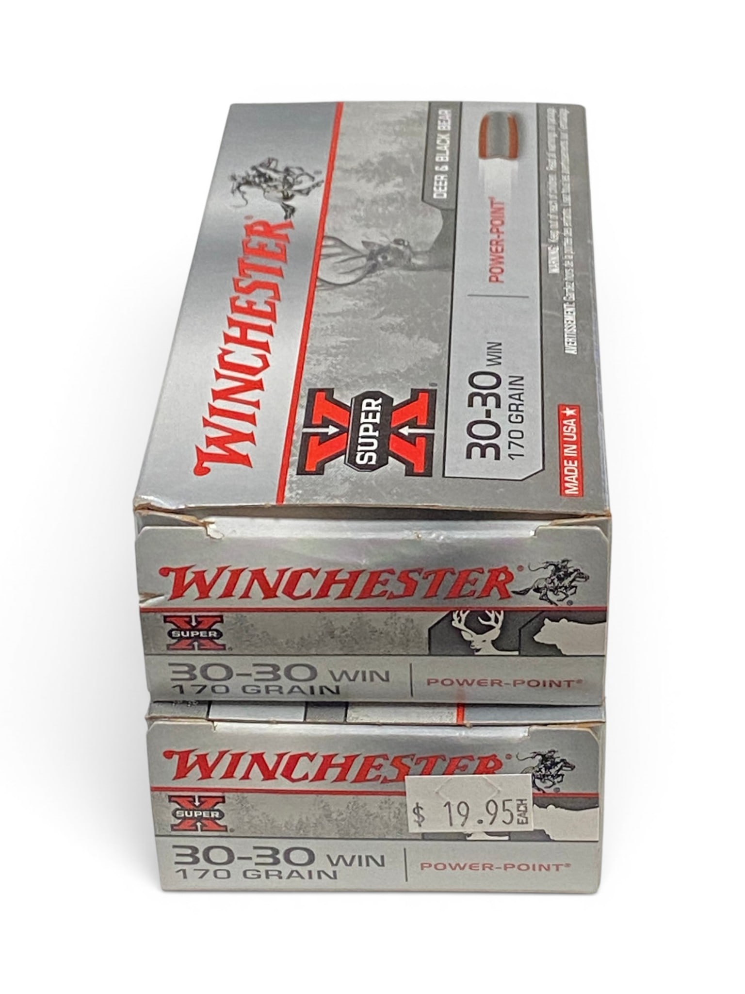 NIB 40rds. of .30-30 WIN. 170gr. Power-Point Winchester Ammunition  (1 of 1)