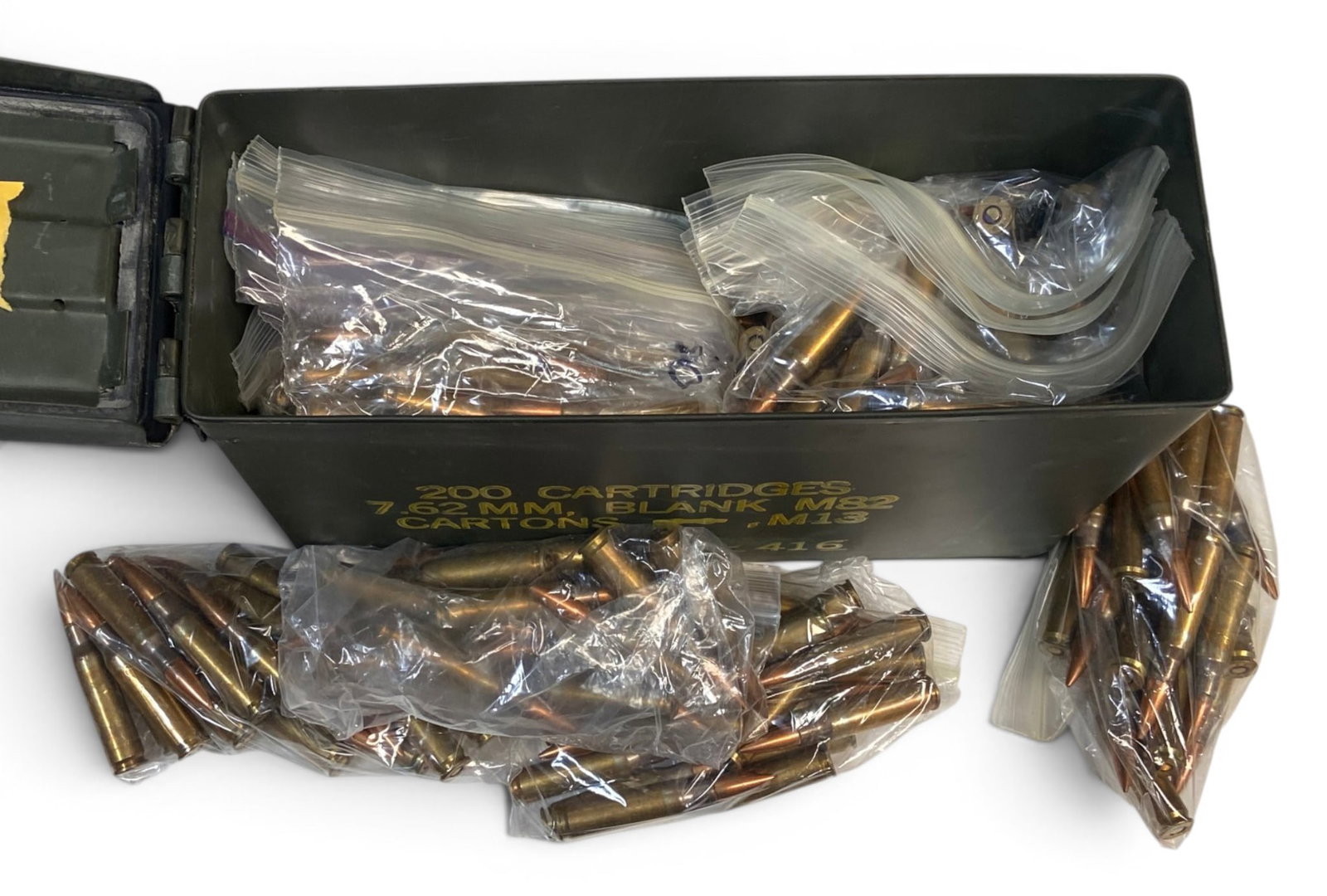 278rds. of 7.62x51mm NATO M80 BALL LC-68 Ammunition in Can - 2