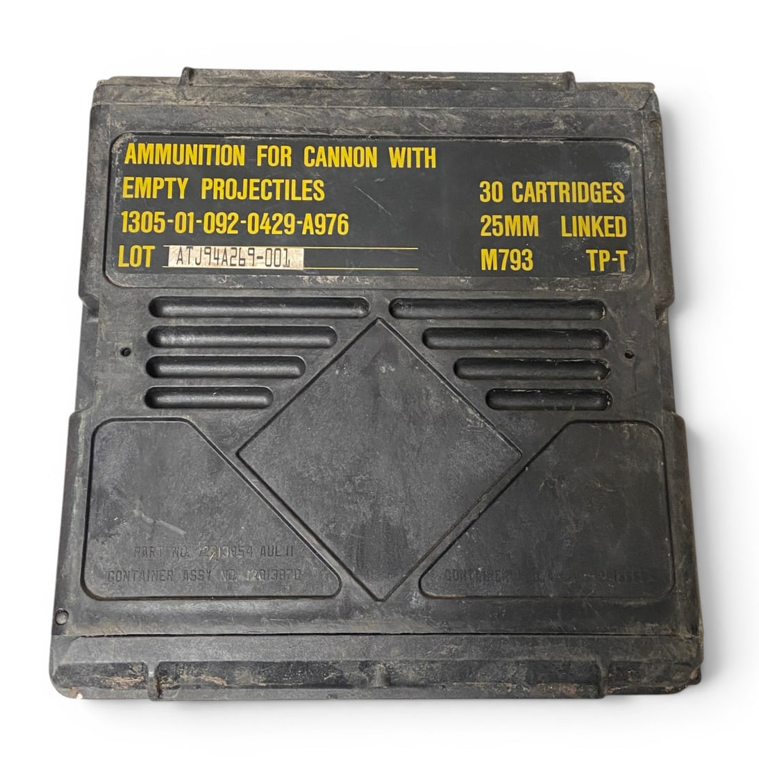 Empty 25mm Linked M793 TP-T Military Transit Case: See photo(s)
