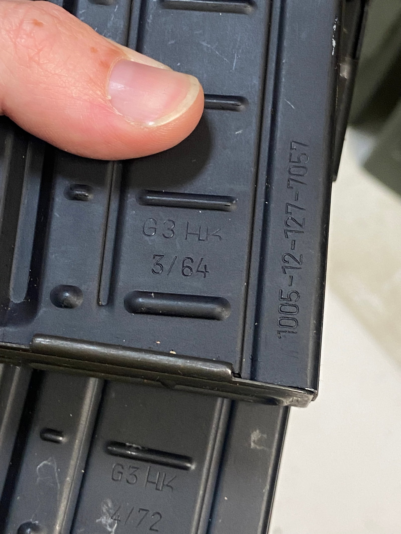 (3) Aluminum 20-Round G3/HK 91 Magazines - 5