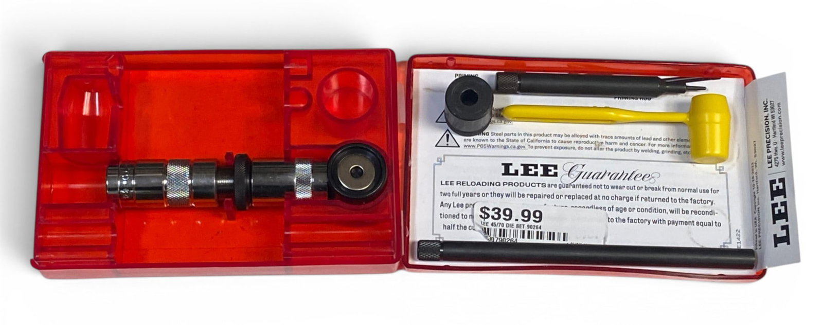LEE Classic Loader Rifle Kit .45-70 GOVT. (90264) for Reloading - 2