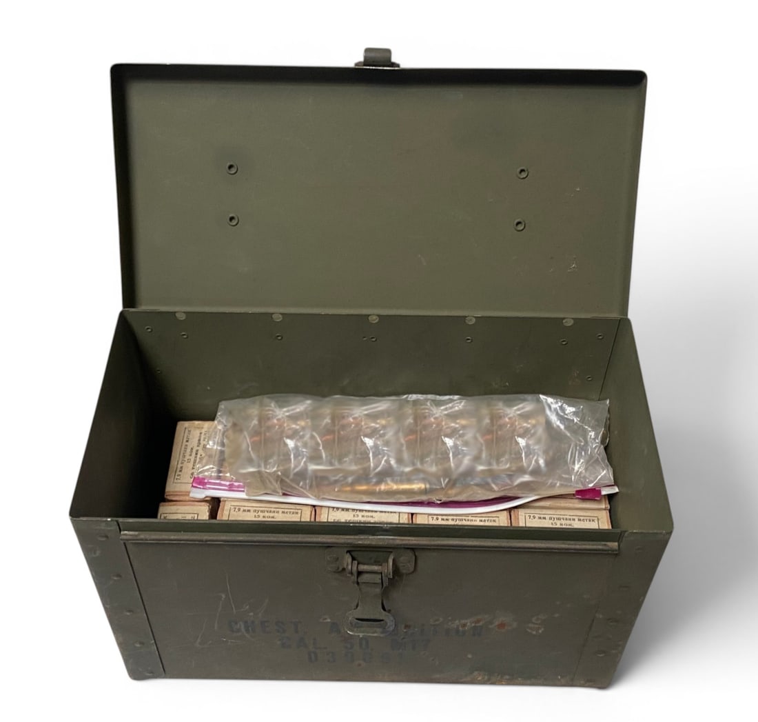302rds. of 1952 8mm MAUSER Military Surplus Ammunition in Unique Ammo Can - 3