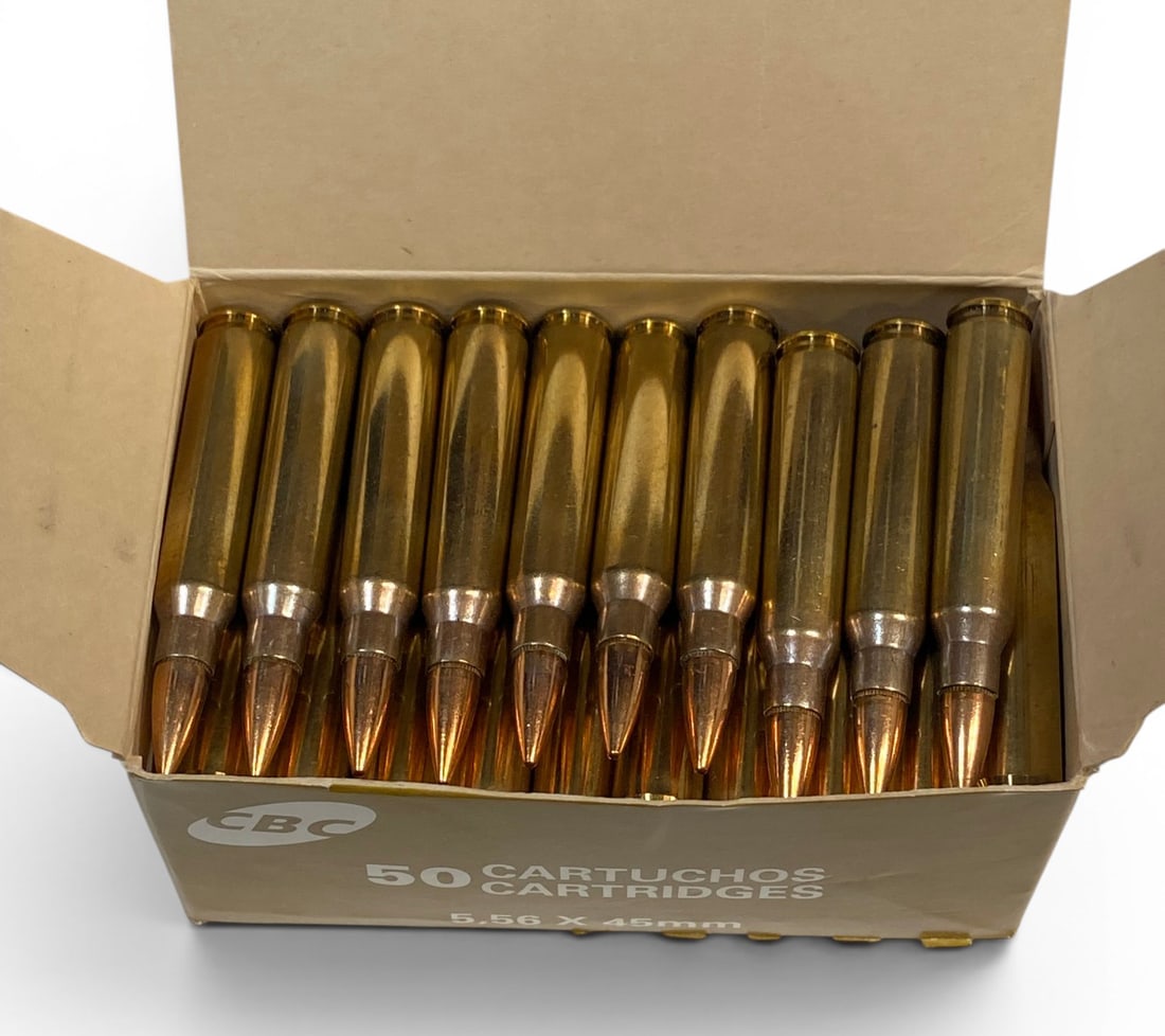 NIB 50rds. of 5.56x45mm 62gr. FMJ CBC Ammunition - 2