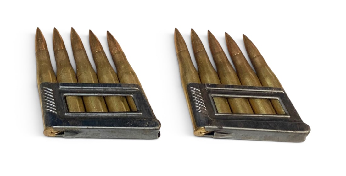 10rds. German WWII Nazi 8x56mmR Steyr M30 S-Patronen 8x56r Ammo - Austrian M95 - 2