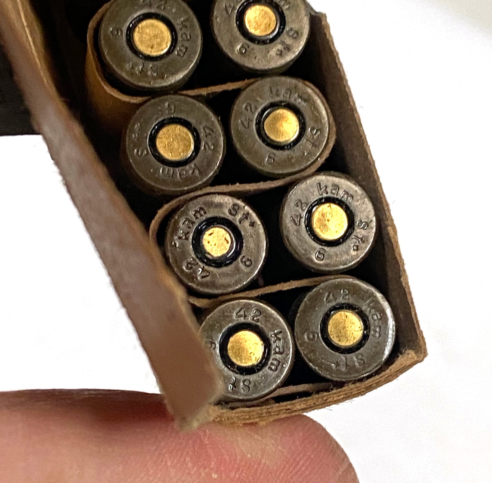 16rds. of Original German WWII 1942 9mm Luger Collectible Ammunition - 4