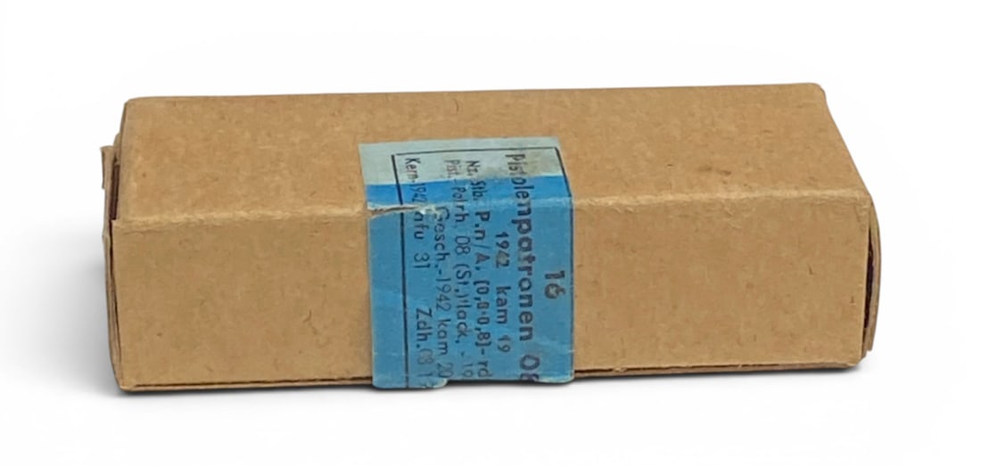 16rds. of Original German WWII 1942 9mm Luger Collectible Ammunition (1 of 4)