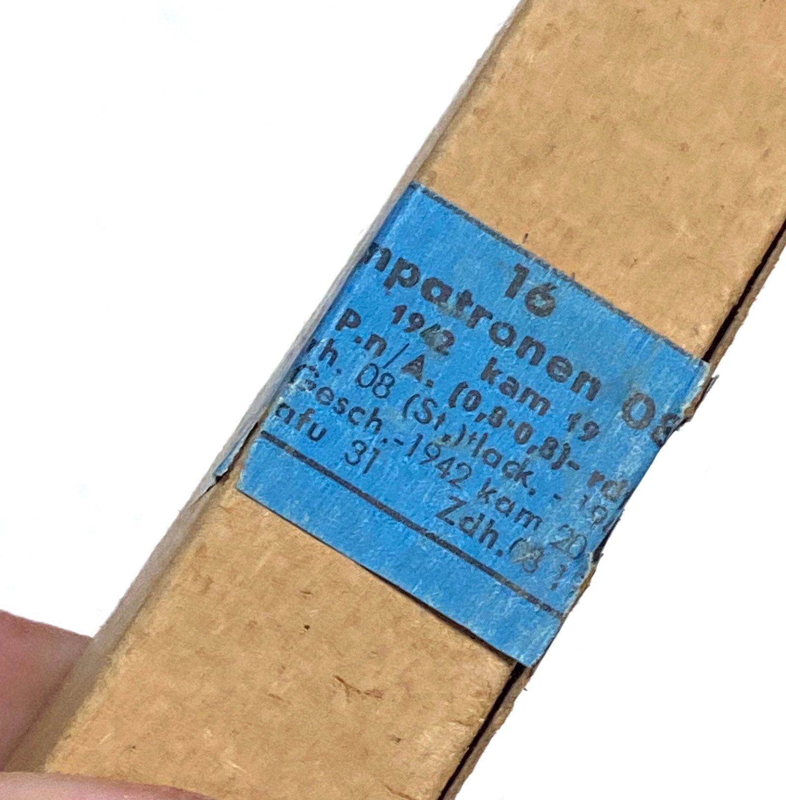 16rds. of Original German WWII 1942 9mm Luger Collectible Ammunition - 2
