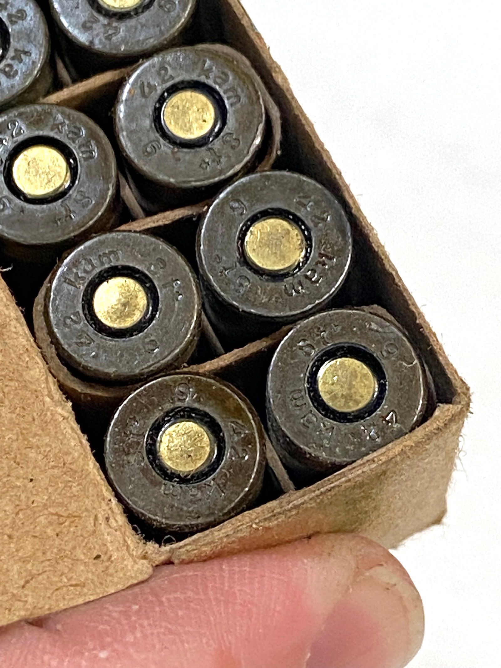 16rds. of Original German WWII 1942 9mm Luger Collectible Ammunition - 4