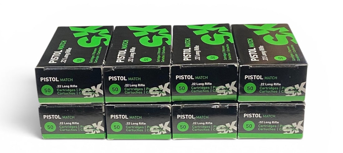 NIB 400rds. of .22 LR SK Pistol Match Ammunition: See photo(s)