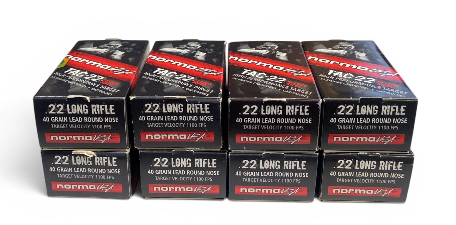 NIB 400rds. of .22 LR 40gr. LRN Norma USA Tac-22 High Performance Ammunition: See photo(s)