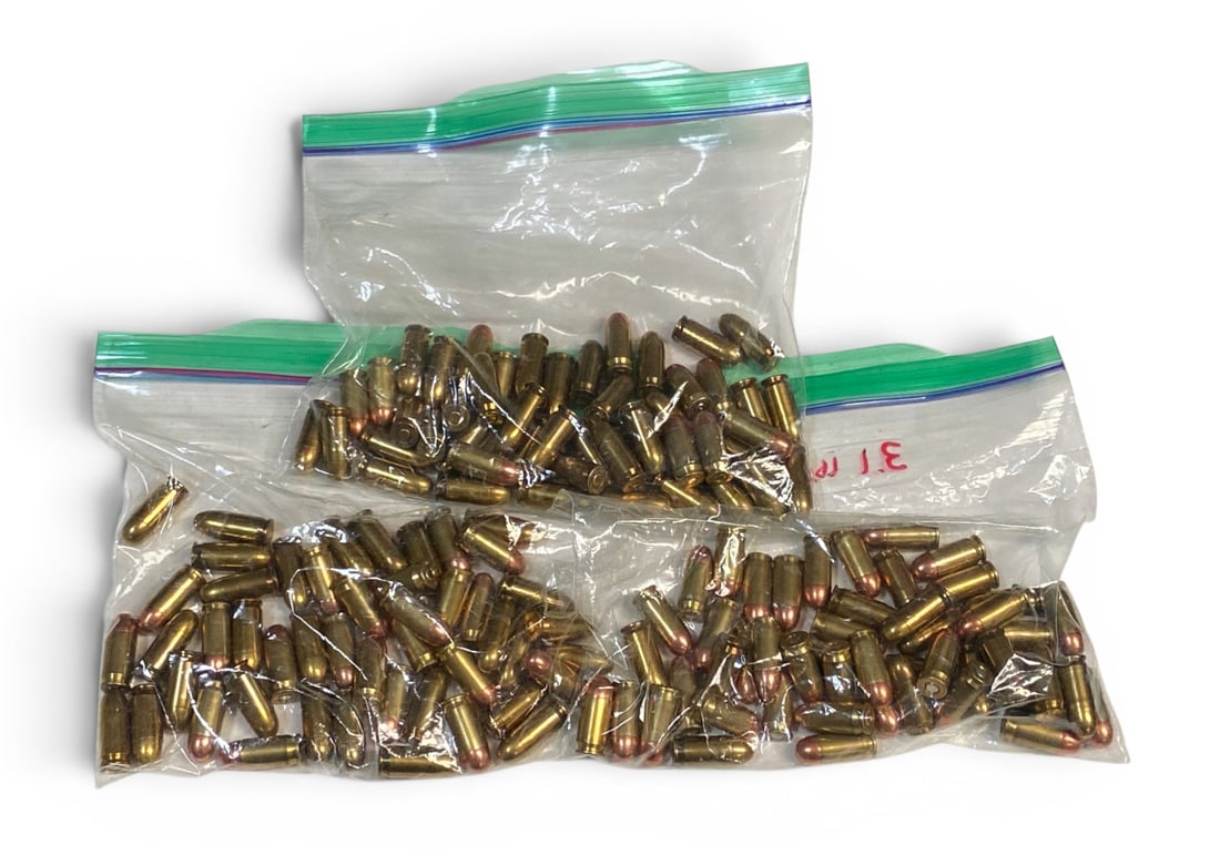Approx. 3.1 Lbs. (Approx. 149rds.) of Loose .380 AUTO FMJ Factory Ammunition (1 of 7)