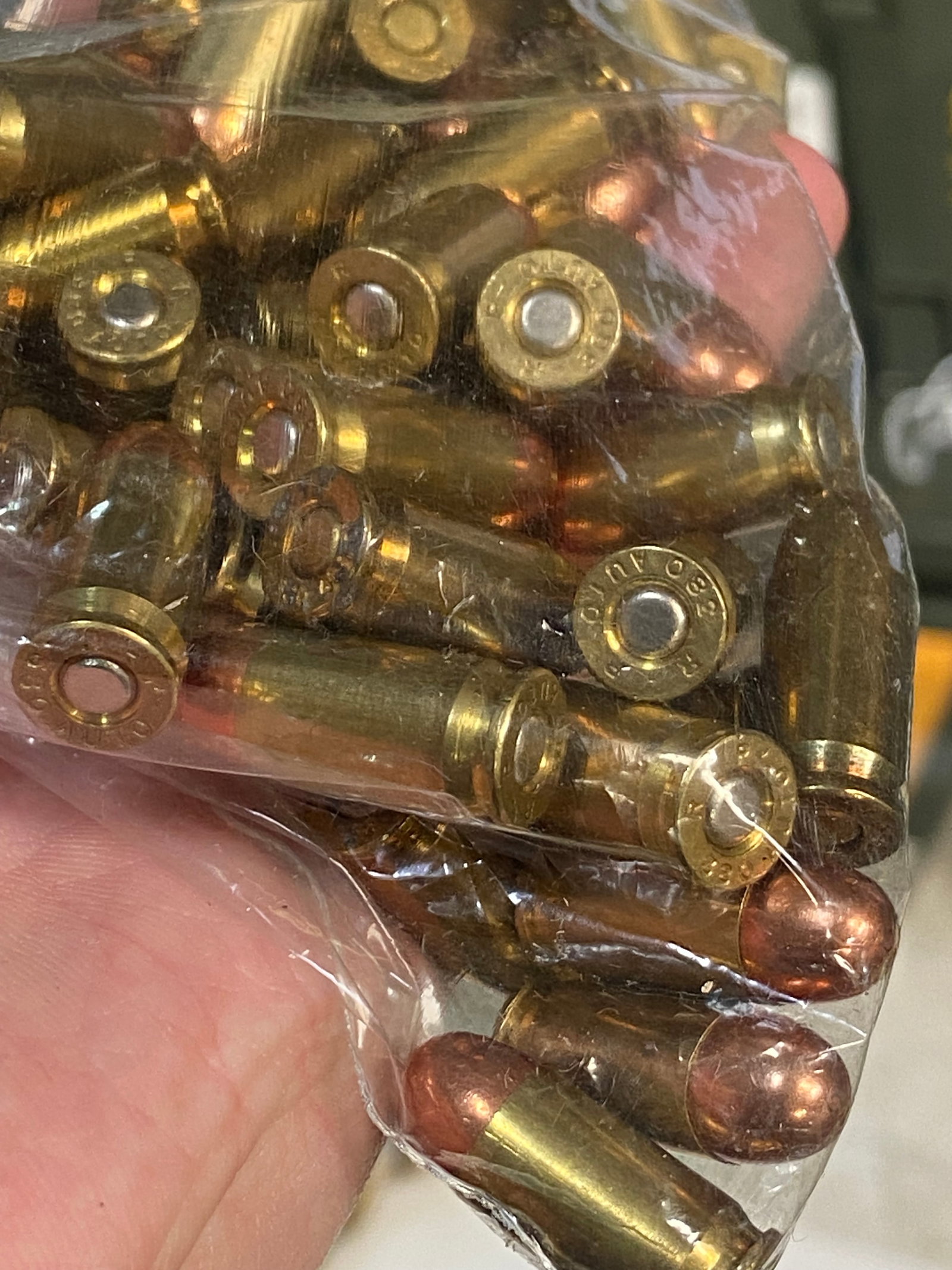 Approx. 3.1 Lbs. (Approx. 149rds.) of Loose .380 AUTO FMJ Factory Ammunition - 7