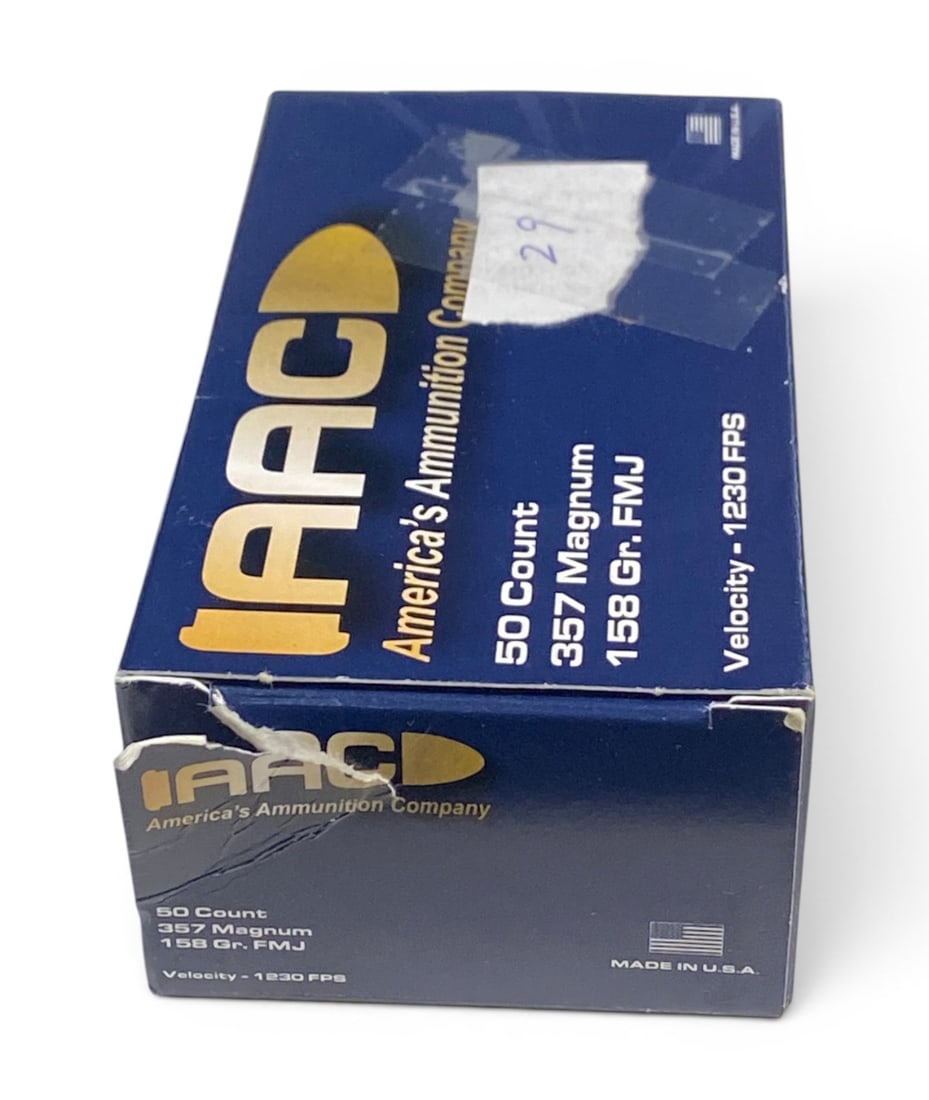 NIB 29rds. of .357 MAGNUM 158gr. FMJ AAC Ammunition and (21) .357 MAGNUM 158gr. AAC Brass: See photo(s)
