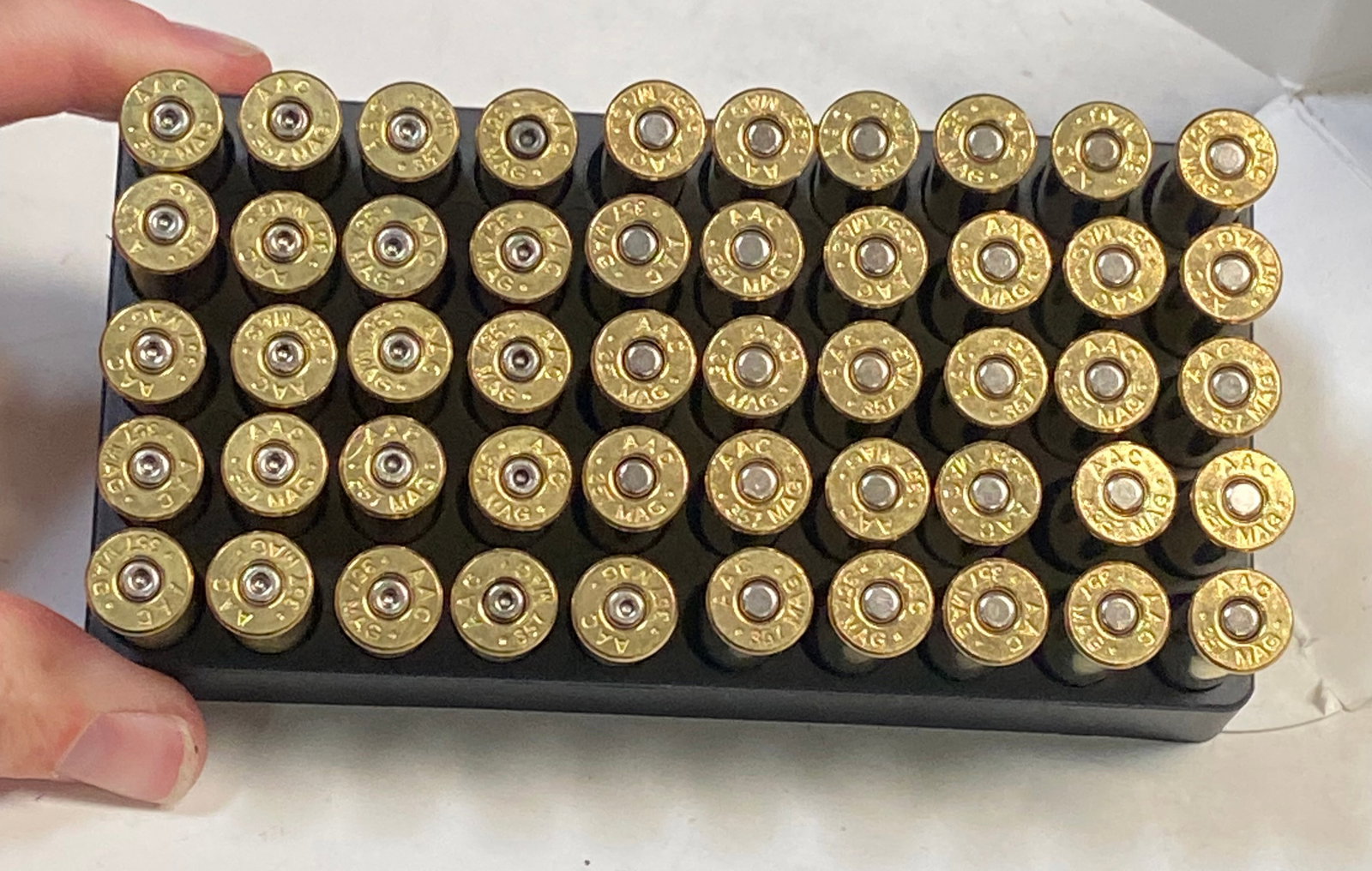 NIB 29rds. of .357 MAGNUM 158gr. FMJ AAC Ammunition and (21) .357 MAGNUM 158gr. AAC Brass - 2