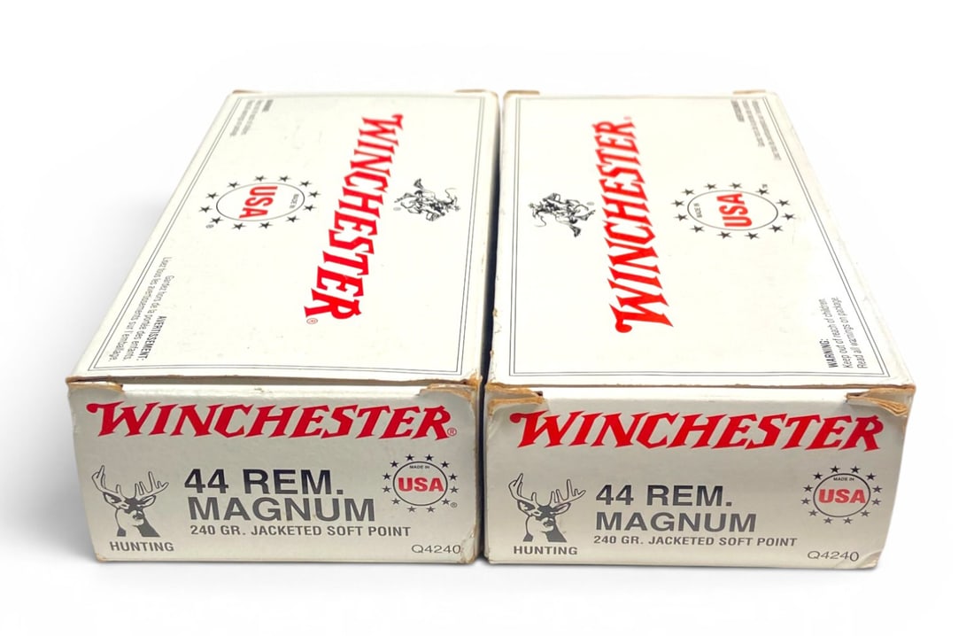 NIB 100rds. of .44 REM. MAG. 240gr. JSP Winchester Ammunition: See photo(s)