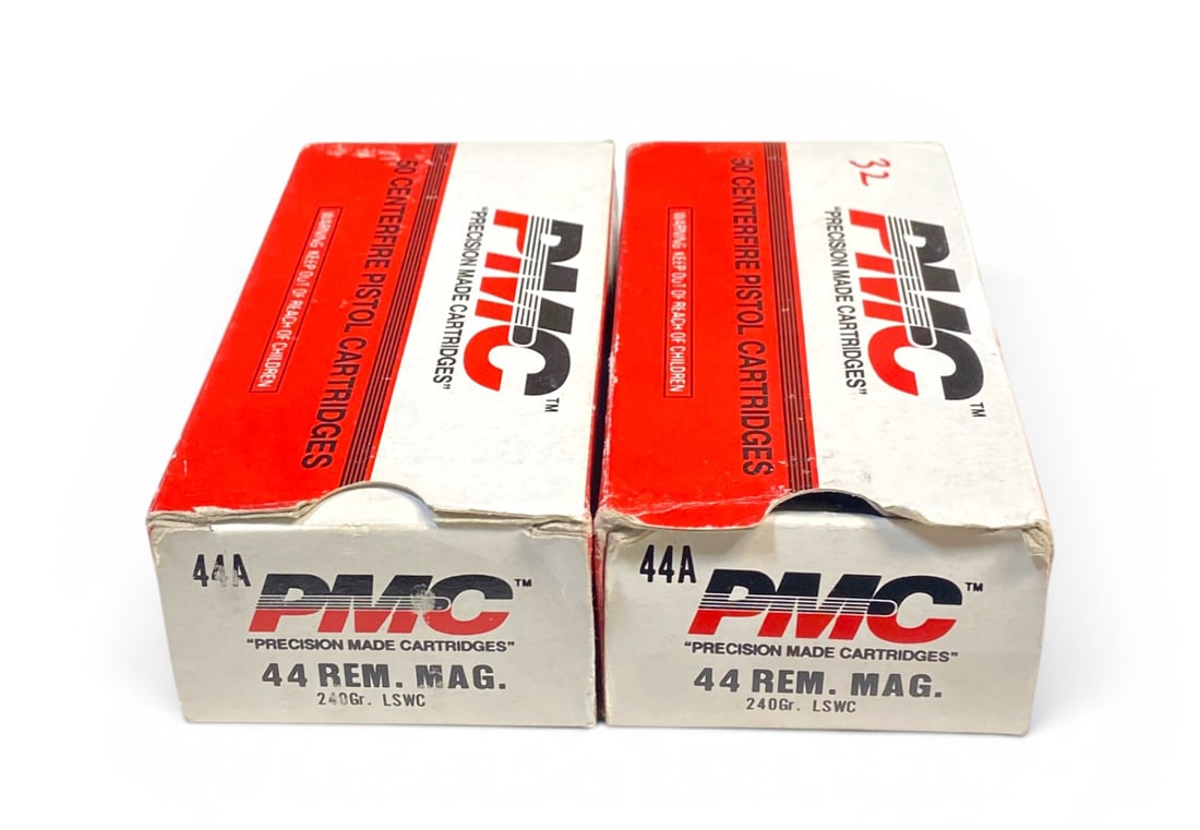 NIB 82rds. of .44 REM. MAG. 240gr. LSWC PMC Ammunition: See photo(s)