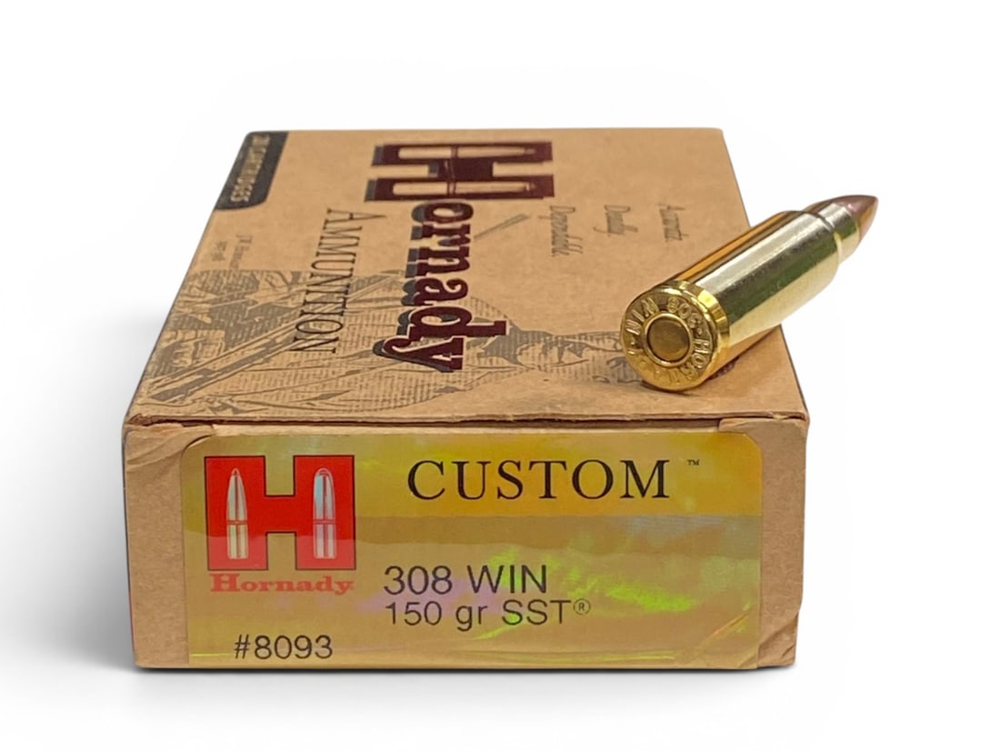 NIB 20rds. of .308 WIN. 150gr. SST Hornady Custom Ammunition: See photo(s)