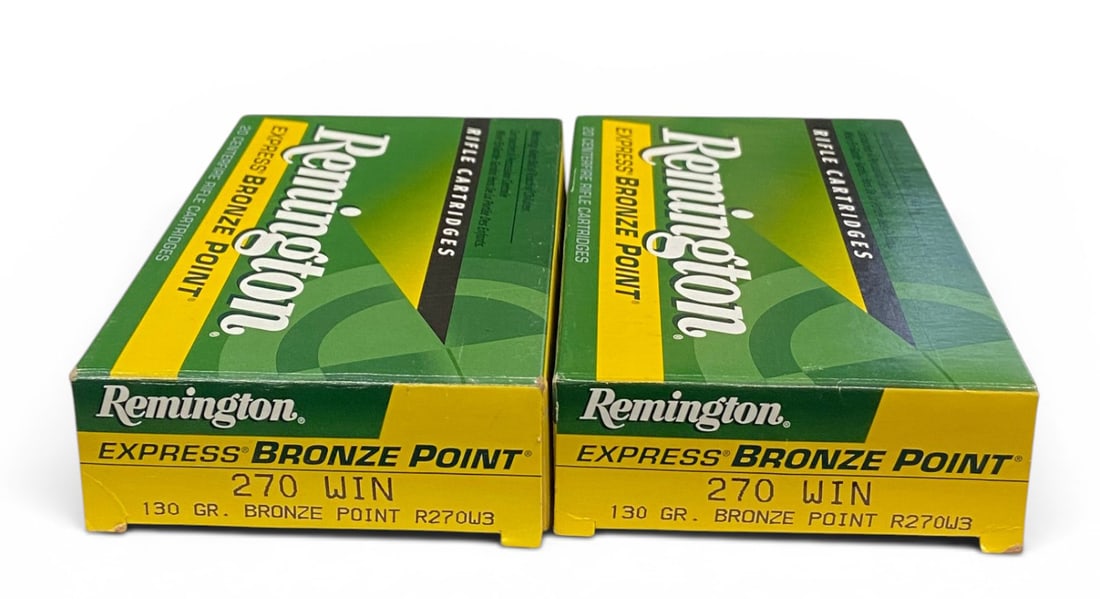 NIB 40rds. of .270 WIN. 130gr. Remington Express Bronze Point Ammunition: See photo(s)