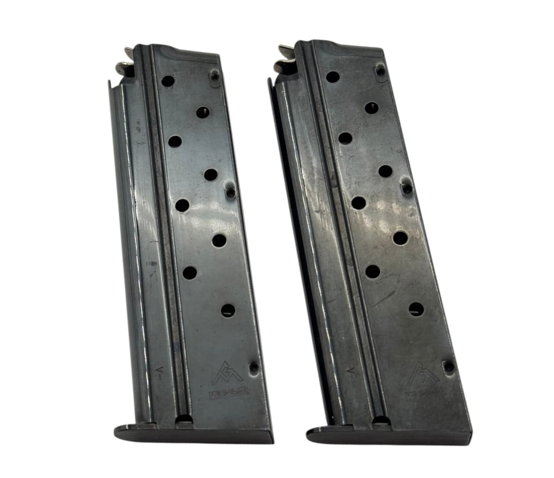 (2) Mec-Gar 9mm 1911 9-Round Magazines (1 of 7)