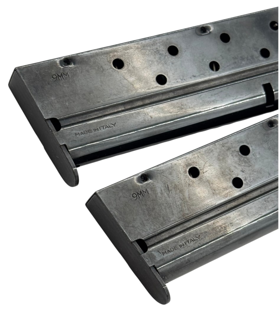 (2) Mec-Gar 9mm 1911 9-Round Magazines - 3