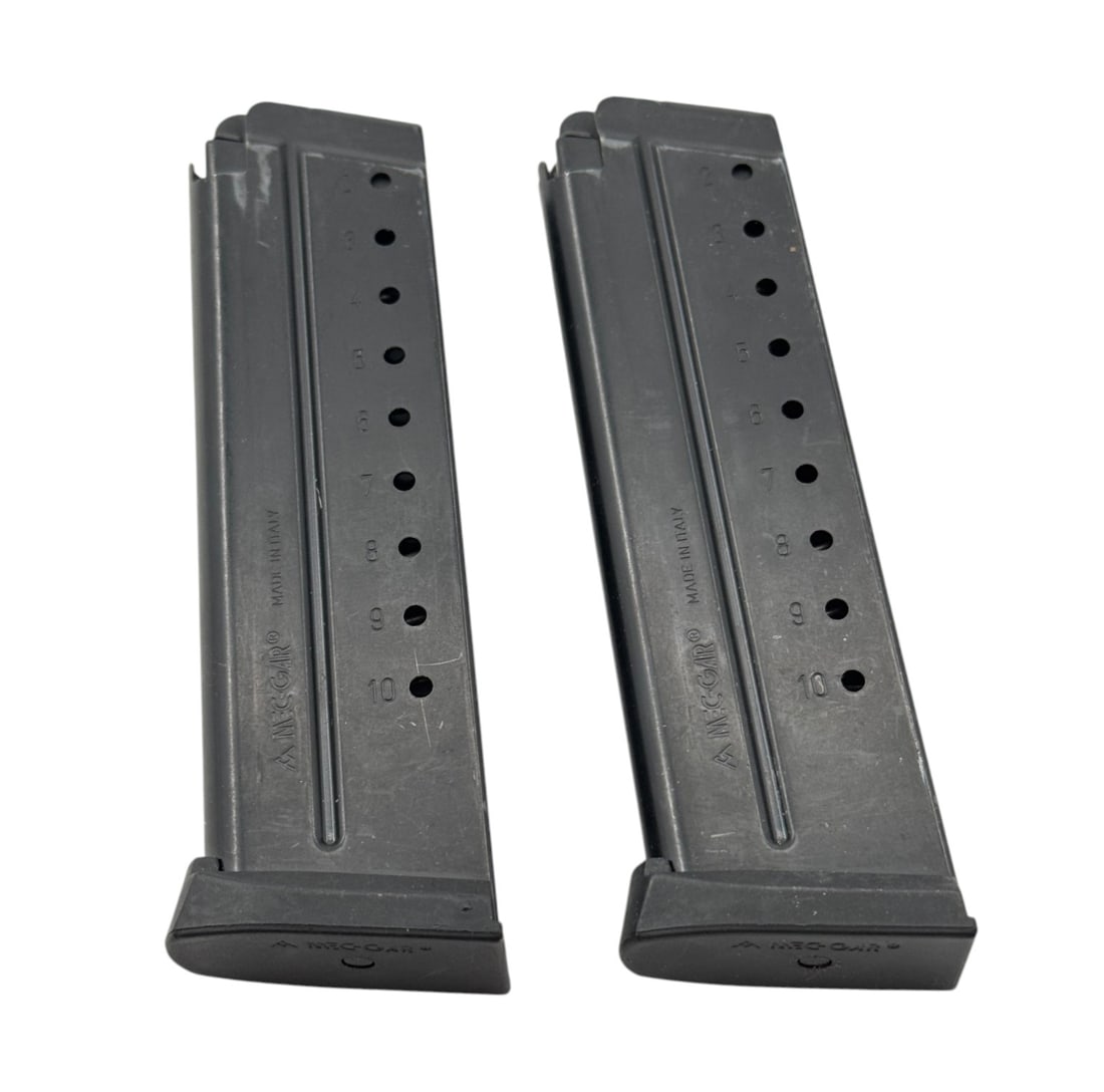 (2) 10rd. Mec-Gar 9mm 1911 Anti Friction Coated Magazines: See photo(s)