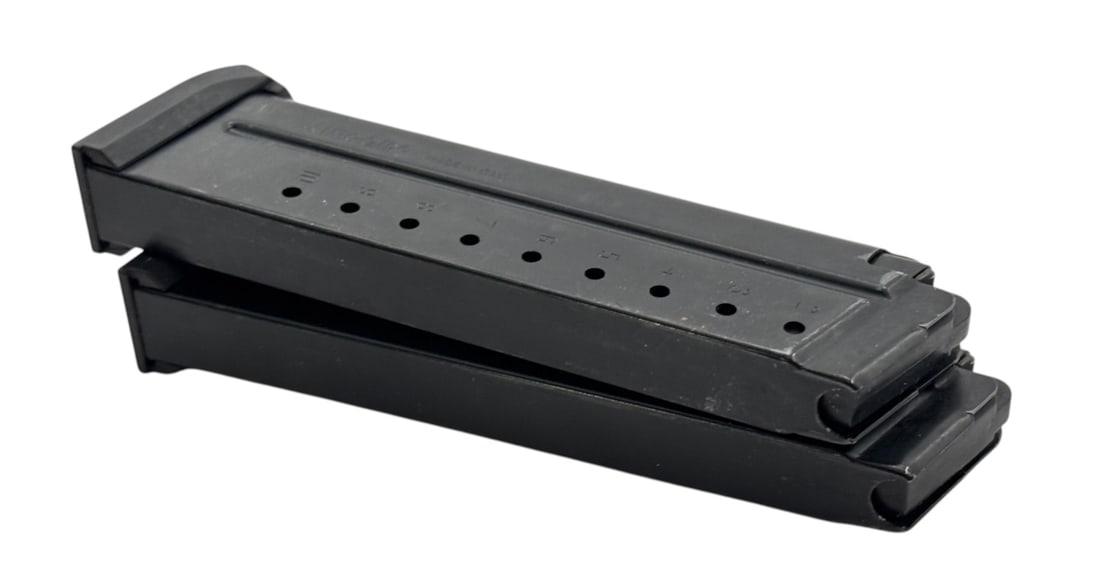 (2) 10rd. Mec-Gar 9mm 1911 Anti Friction Coated Magazines - 4