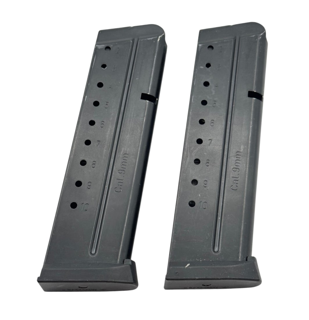 (2) 10rd. Mec-Gar 9mm 1911 Anti Friction Coated Magazines - 2