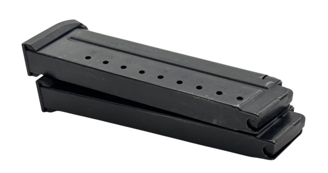 (2) 10rd. Mec-Gar 9mm 1911 Anti Friction Coated Magazines - 4