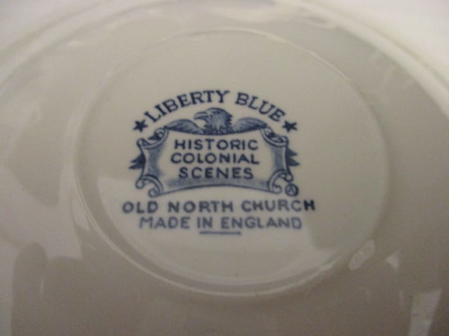 Liberty Blue Cup & Saucer Set (England) - 4