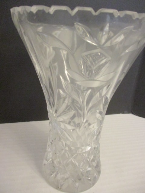 Cut Glass Vases - 3