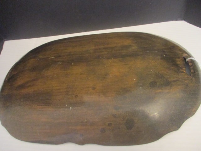 Hand Painted Folk Art Wood Tray - 3