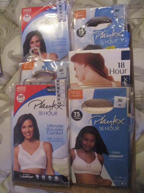 New Playtex Bras: 36C & D