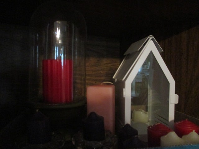 Candle Holders & Candles: .