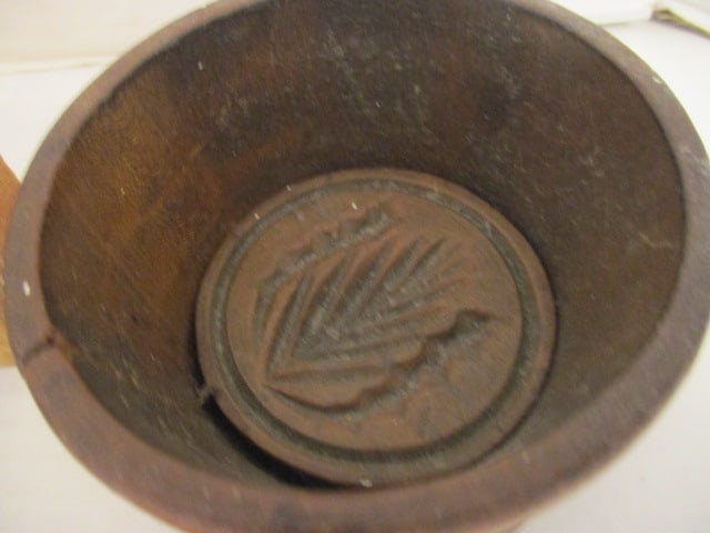 Vintage Butter Mold Wood Pieces - 2