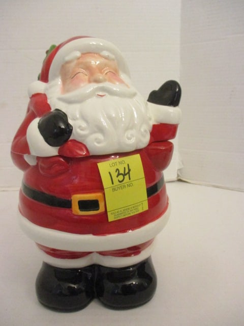 Santa Cookie Jar: .