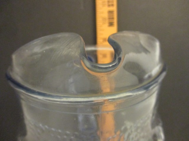 Light Blue Glass Pitcher - 2