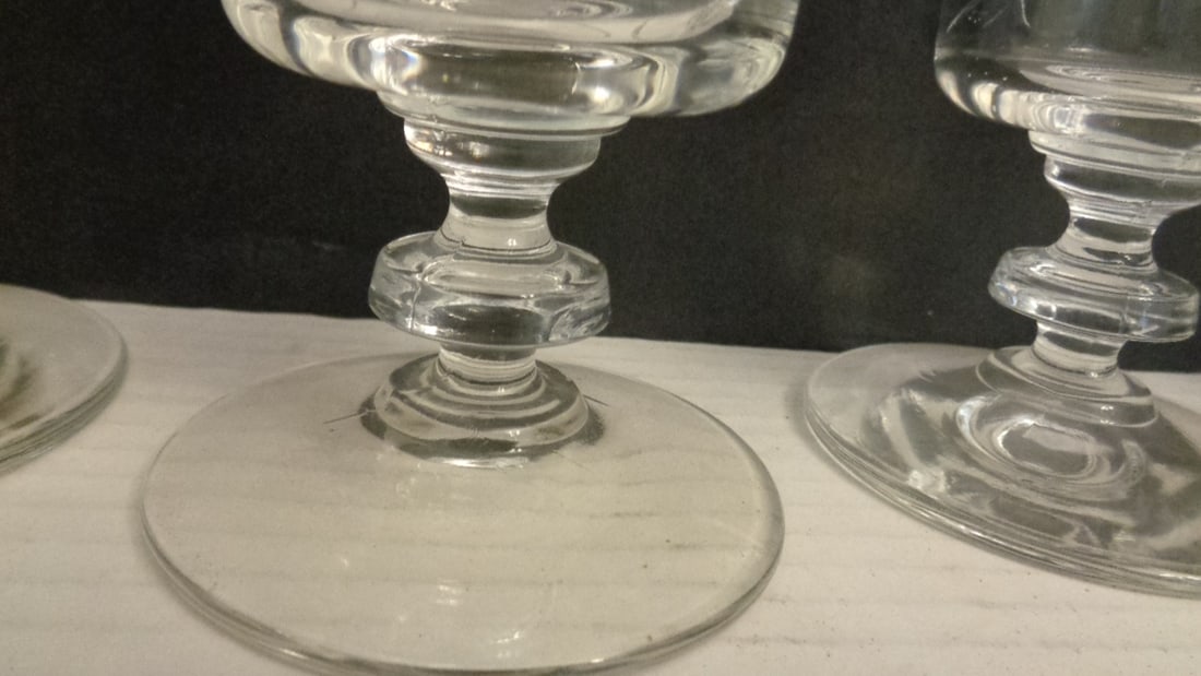 Etched Crystal Ice Tea Glasses - 3