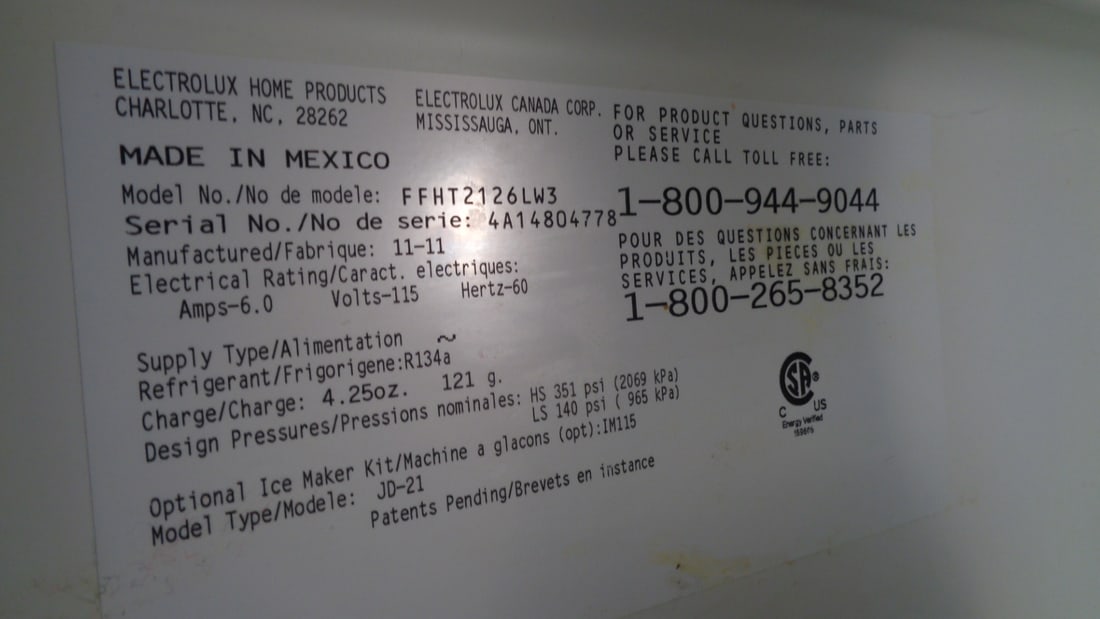 Frigidaire Refrigerator - 5