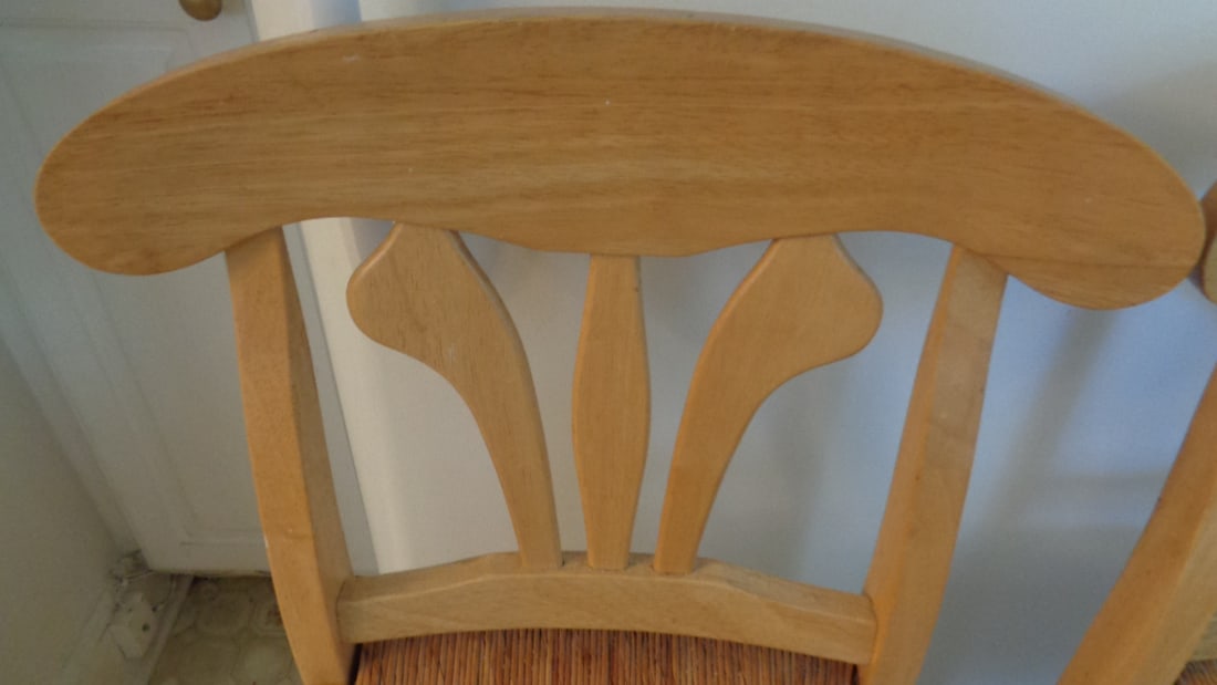Rush Seat Bar Stools - 2